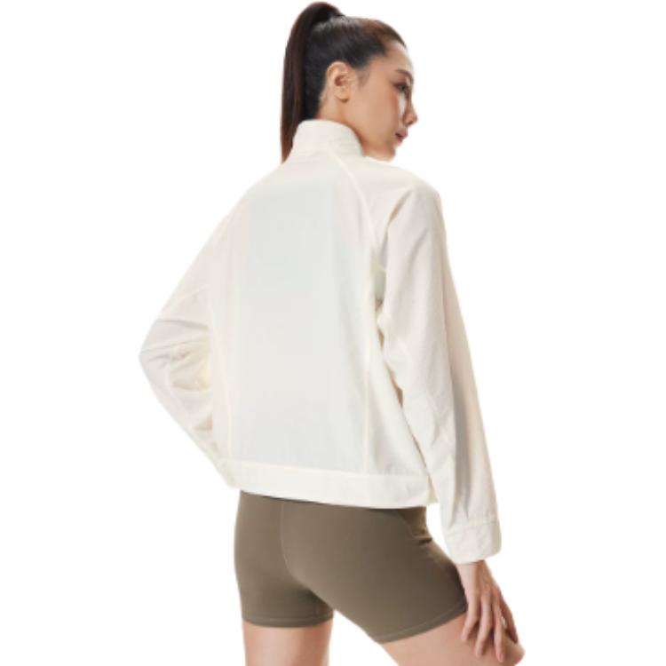 Série Fitness Li Ning Coupe-vent Imperméable Résistant aux UV Coupe ample Veste Protection Solaire Femmes vestes AFDW470-4
