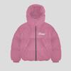 Unisex Hooded Cotton Puffer Jacket With Letter Print Hip Hop Streetwear Winter Outerwear