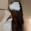 Headwear White Swan Hairpin Balletcore Ballet Pearl Barrettes Jewelry Feather Hair Clips  Hipster