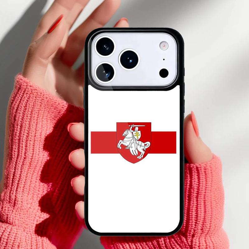 

Belarus Flag Phone Case for iPhone 17 16 15 14 13 Pro Max Back Cover for 12 11 Pro Coque iPhone 16 Pro