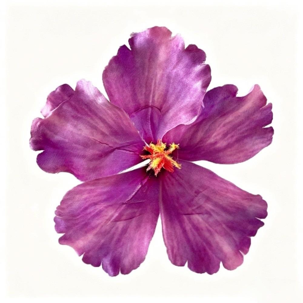 Floare Artificială Floare de Hibiscus Agrafă de Păr Nu Rănește Părul Stil Bohemia Accesorii de Păr Fotografie Plajă Călătorie Agrafă Laterală pentru Nuntă