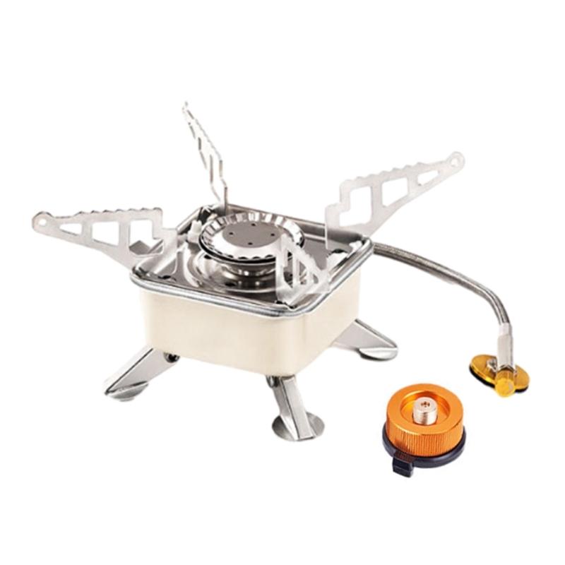 Outgoor Wind Proof Gas Stove Foldable Burners for Outdoor Camping Hiking Picnics