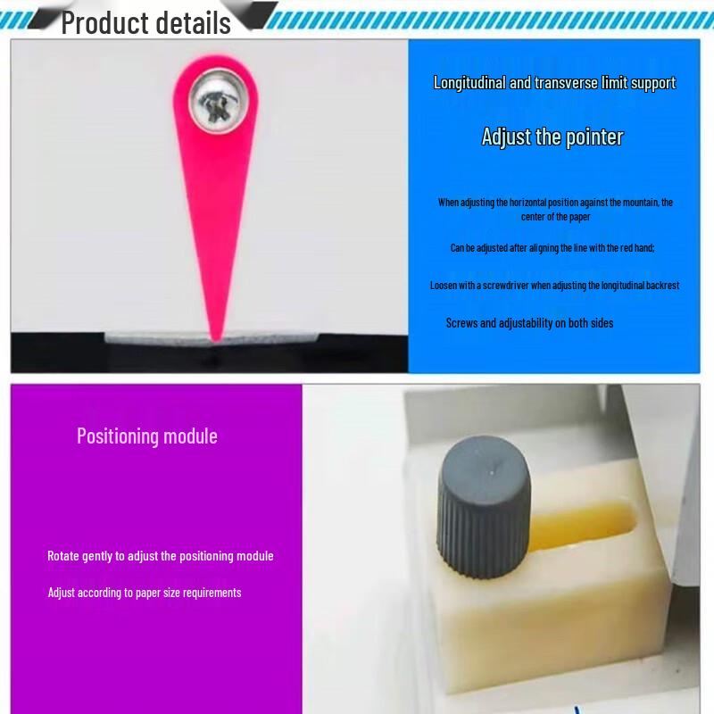 Modern QD-C Paper Cutter & 3-Hole Punch CN plug (adapter included)
