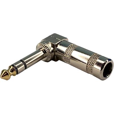 Keen Eye Right Angle Stereo TRS Solder-On 1/4 Inch 6.3mm 90 Degree Stereo Male Jack Plug Connector