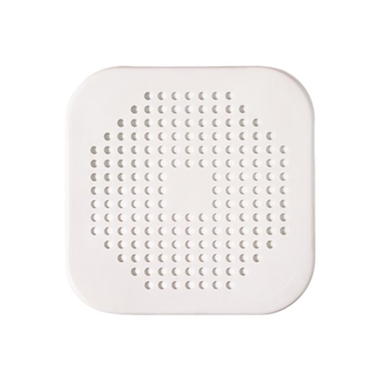 Anti-blocking Silicone Pad Floor Drain Filter Toilet Kitchen Sewer Bathroom Hair Anti-blocking Suction Cup Anti-odor Floor Drain
