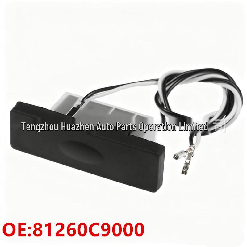 Tailgate/Trunk Switches 81260C9000, 81260-C9000, and 81260M000 fit Hyundai and Kia cars.