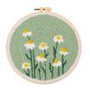 Handmade Rug Punch Flower Pattern Embroidery Kit Home Decor Punch Needle Kit  Adults