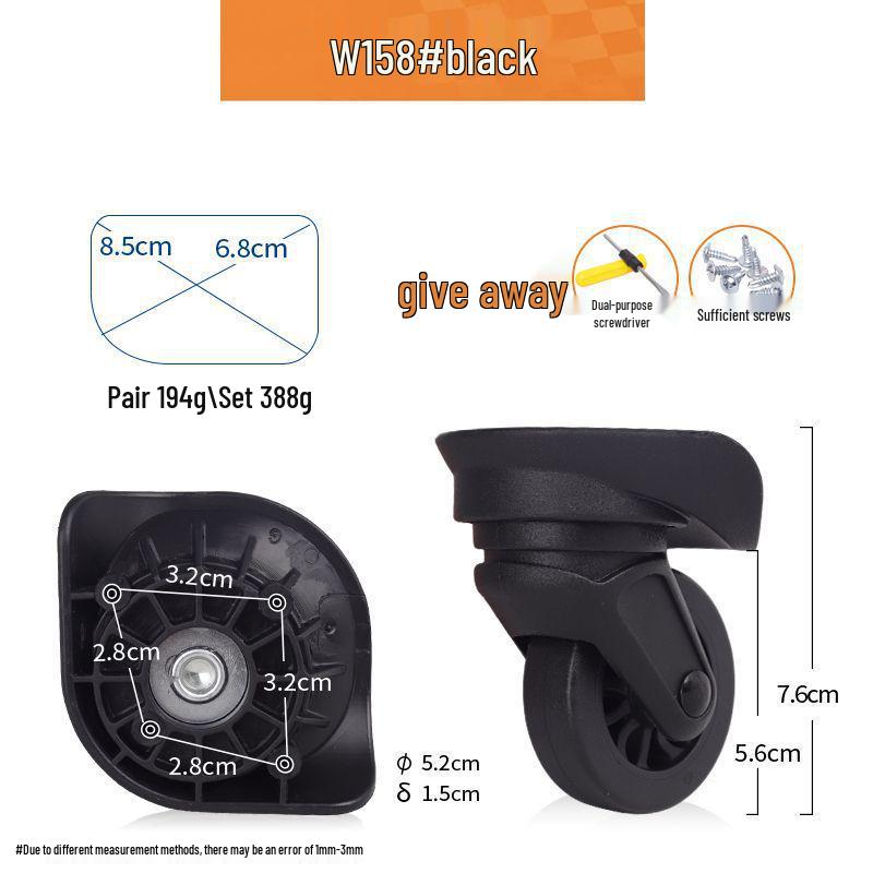 Universelle Leise Rollen für Kofferreparatur