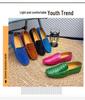Men's Large Leather Slip-on Loafers: Spring Driving Casual Shoes