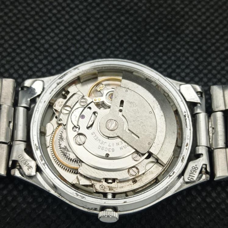 USED VINTAGE SEIKO 5 AUTO 6309A JAPAN MENS D/D BROWN WATCH 608g-a316372-2 SKU608g-a316372