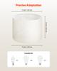 SucceBuy Drum Lamp Shade Medium Drum Linen Lampshade Replacement Lamp Shade for Table Lamps Floor Lamps Pendant Lights