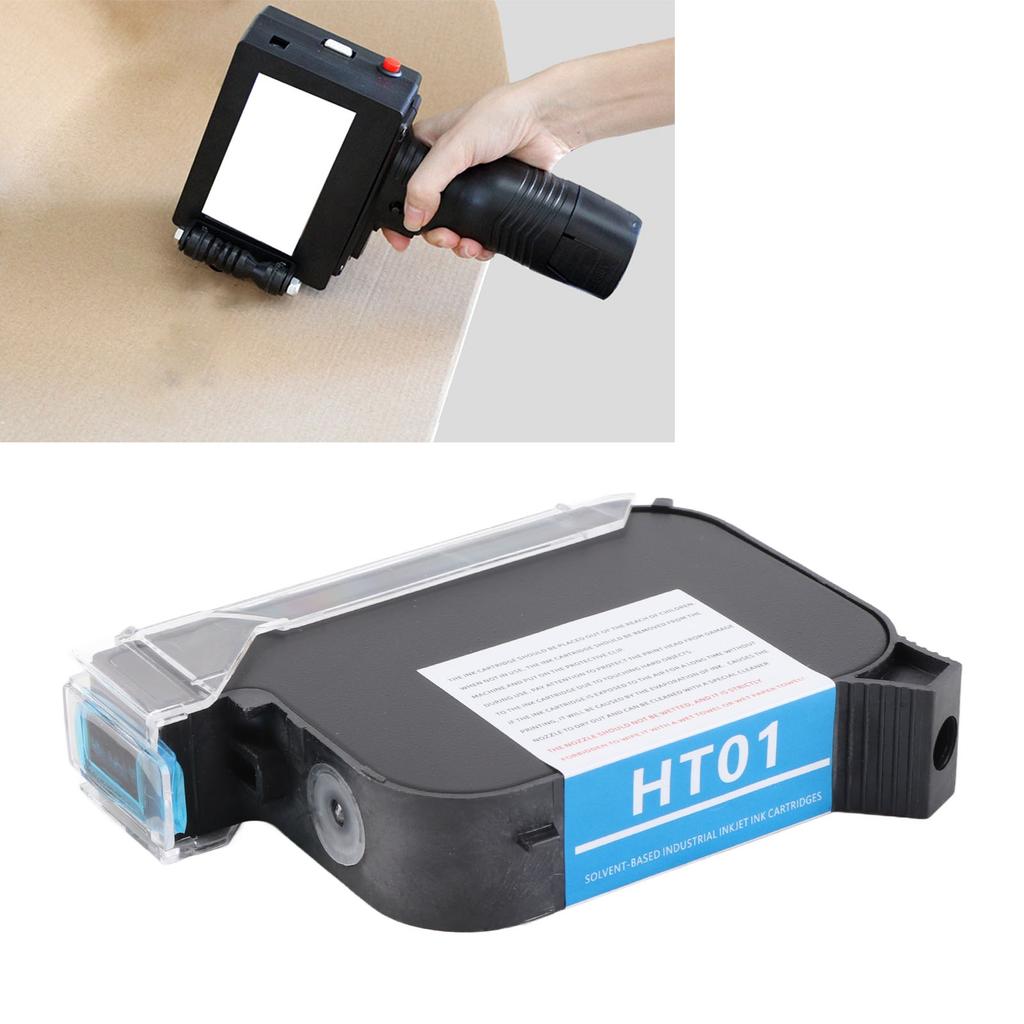 1 Stück 42ML Handheld-Drucker Tintenpatrone Schnelltrocknende Tintenstrahl-Druckerpatrone Ersatz 12,7 mm