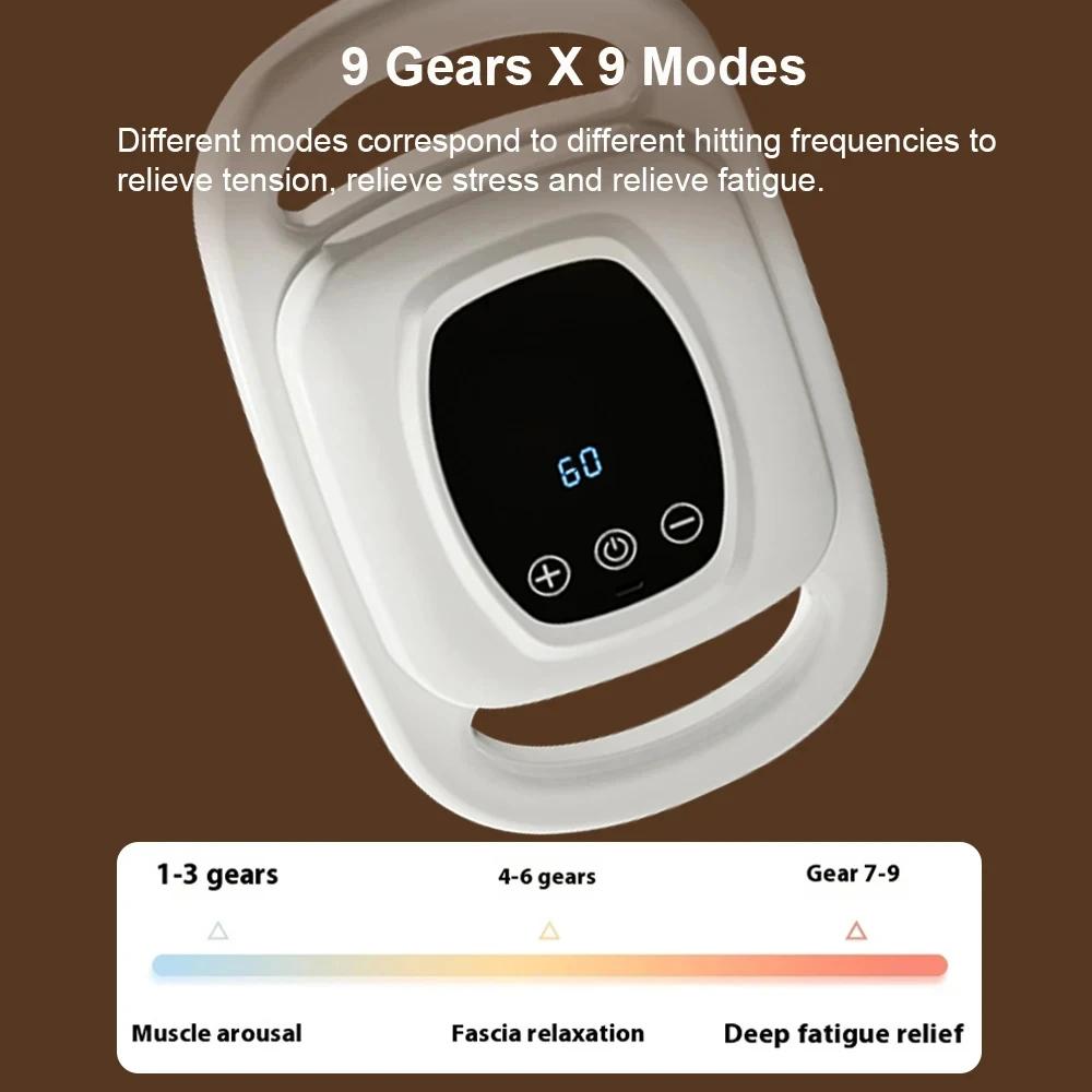 Durable And Safe 6-Head Muscle Massager For Deep Tissue Percussion & Relaxation Body Tension From Neck Shoulders Legs