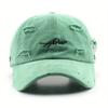 Distressed Letter Embroidery Baseball Cap Dad Hats For Men Women Vintage Trucker Hat Adjustable Unisex Outdoor Sports Sun Hat