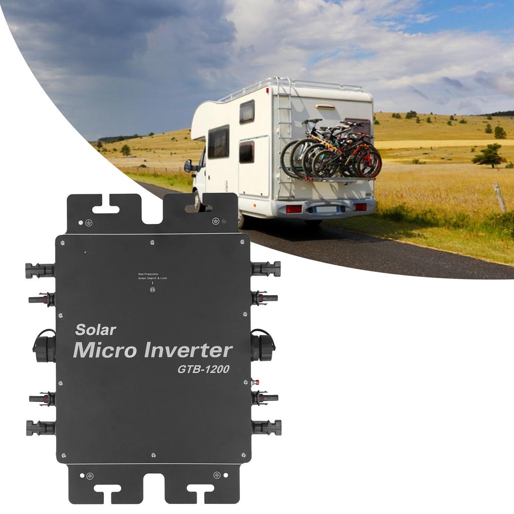 1200W Solar Grid Connected Inverter IP65 Waterproof Auto Identification MPPT WIFI Micro Inverter EU 