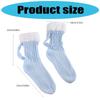 Novelty Fun Crew Socks Casual Dress Socks Middle Calf Socks Women Men 3D Beer Mug Socks Christmas White Elephants Gifts