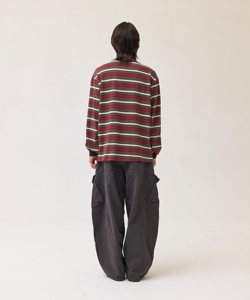 Akesi Washable Striped Long Sleeve_Brown