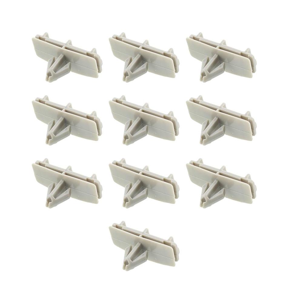 10Pcs Fender Flare Retainer Clip Fastener Gray For Jeep Liberty Wrangler 2005-On
