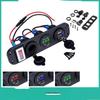 Car Usb Socket Panel With Dual Usb Charger Voltmeter And Power Outlet Waterproof For Vehicle Marine Rv Digital Devices