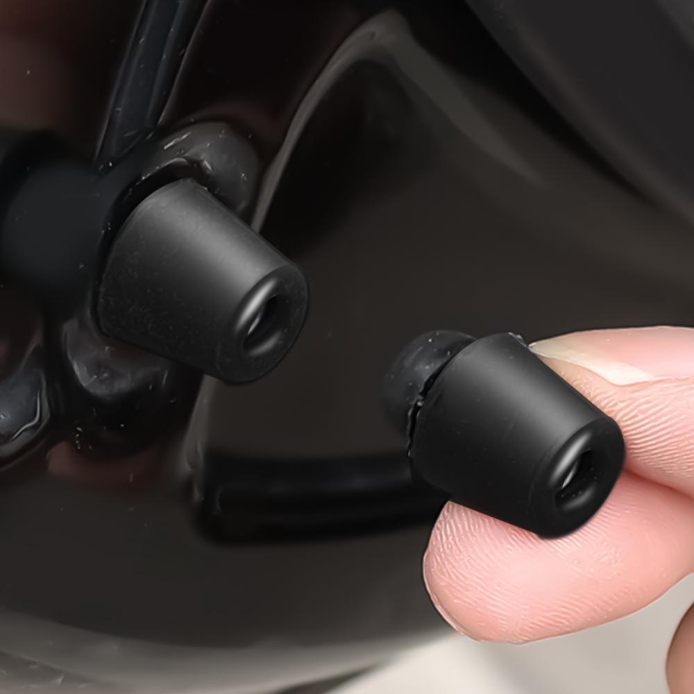 Car Door Shock Absorber Rubber Protector Auto Door/Trunk Shock Absorbing Gasket Rubber Pads Car Door Anti Shock Dampers Sticker Interior Mirrors 6