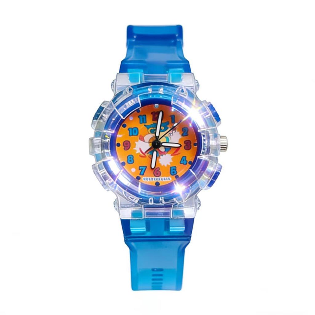 Luminous Glow-in-the-Dark Cartoon Crayon Watch for Middle School Students