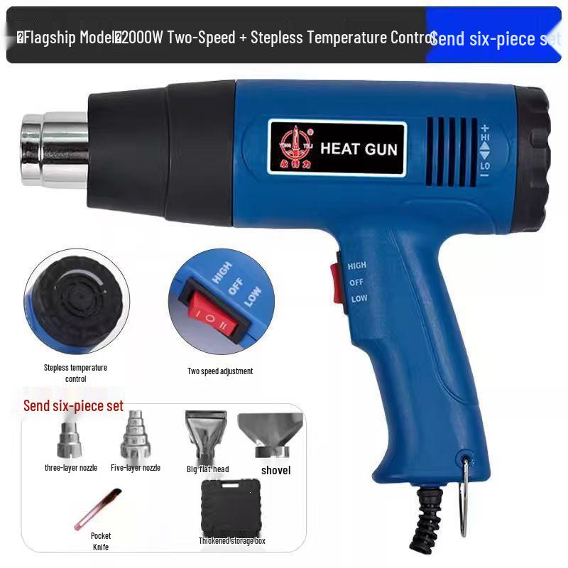 Temperature Control Heat Gun for Car Film & Plastic Welding