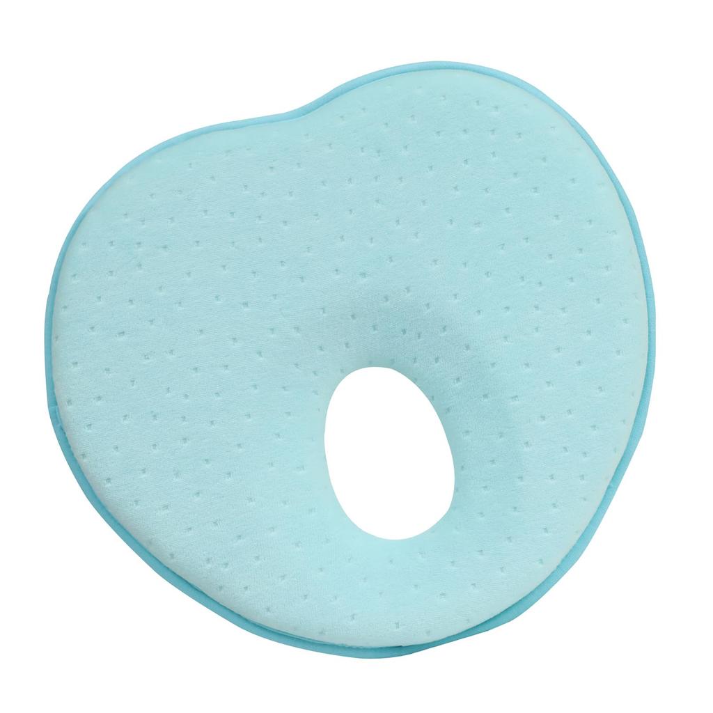 Polštářek s tvarováním hlavičky pro miminka, pomalu se odrážející polyuretanový pěnový spací polštář pro kojence za 0?1 rok starý