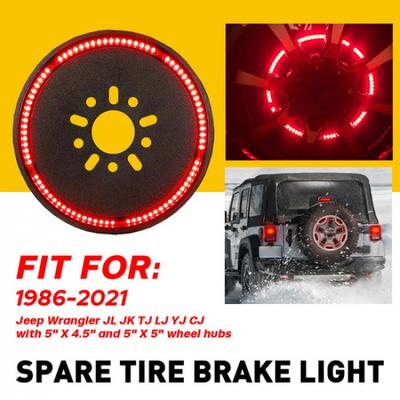 Anneau de Troisième Feu Stop LED Feu de Freinage Roue de Secours pour 1986- Jeep Wrangler JL JK
