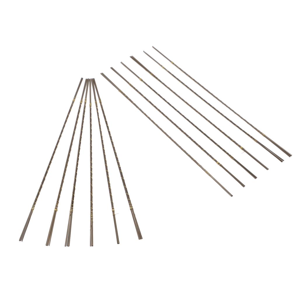 144 Pack 6/0 Jewelers Saw Blades High Hardness Scroll Saw Blades Assortment for Wood Metal Cutting