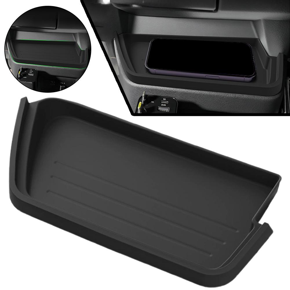For 2026 Mitsubishi Delica Mini Center Console Silicone Mat – Anti-Slip Dashboard Pad Car Storage Organizer Tray for Keys