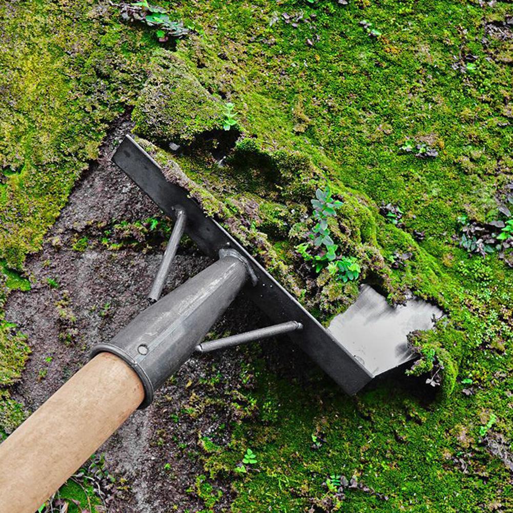 Multifunctional Outdoor Garden Shovel Farm Weeding Tool Metal Weed Cleaning Shovel Stainless Steel Cleaning Shovel for Moss