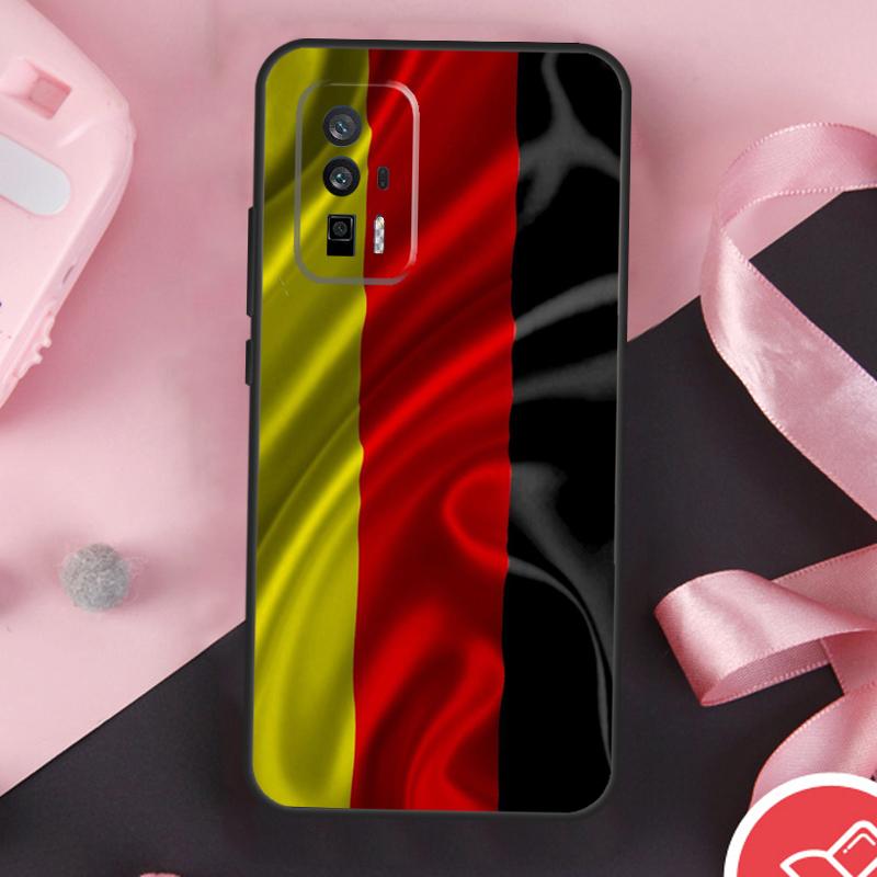 Germany Flag Banner Case For Xiaomi 15 Ultra Mi 13 14 11T 12T 13T 14T Pro POCO F7 F5 F6 X3 X5 X6 X7 Pro Cover