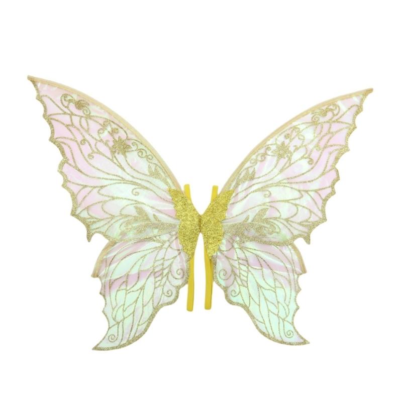 Performances Butterfly Fairies Angel Wing Funny Dress Up Butterfly Wing Sparkles Costumes Halloween Cosplays Wing Props