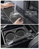 LANGBEAN Interior Rubber Mats for Toyota Harrier 80 Door Pocket Scratch and Noise Interior Harrier Custom Set Series, Non-Slip Mats, Prevention,