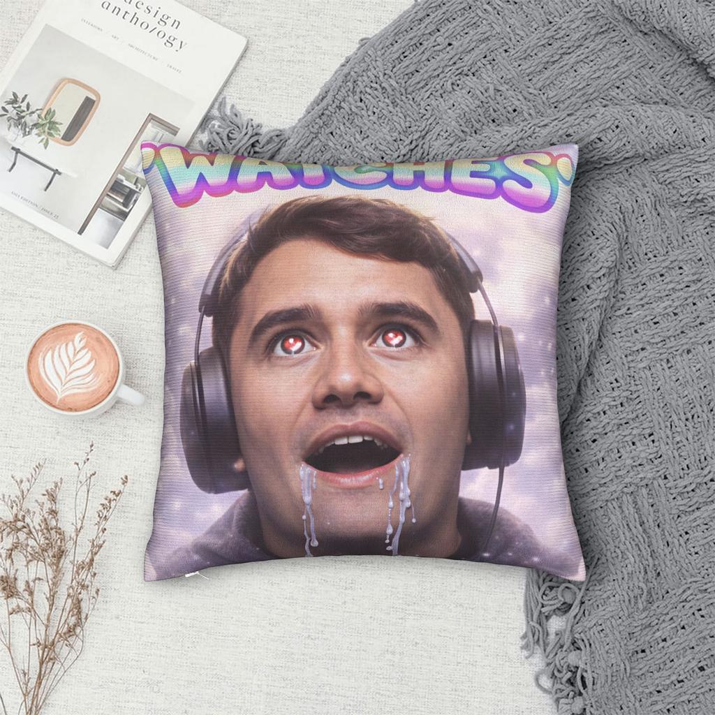 Pillow Case  Charlie Kirk Meme Comfy  Pillow Cover For Chair Sofa Home Decor Funny Pillowcases