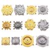 Connettore a Fiore Vuoto Retrò in 6 Stili e 2 Colori: Accessori per Gioielli Fai da Te in Lega di Zinco, Stile Etnico