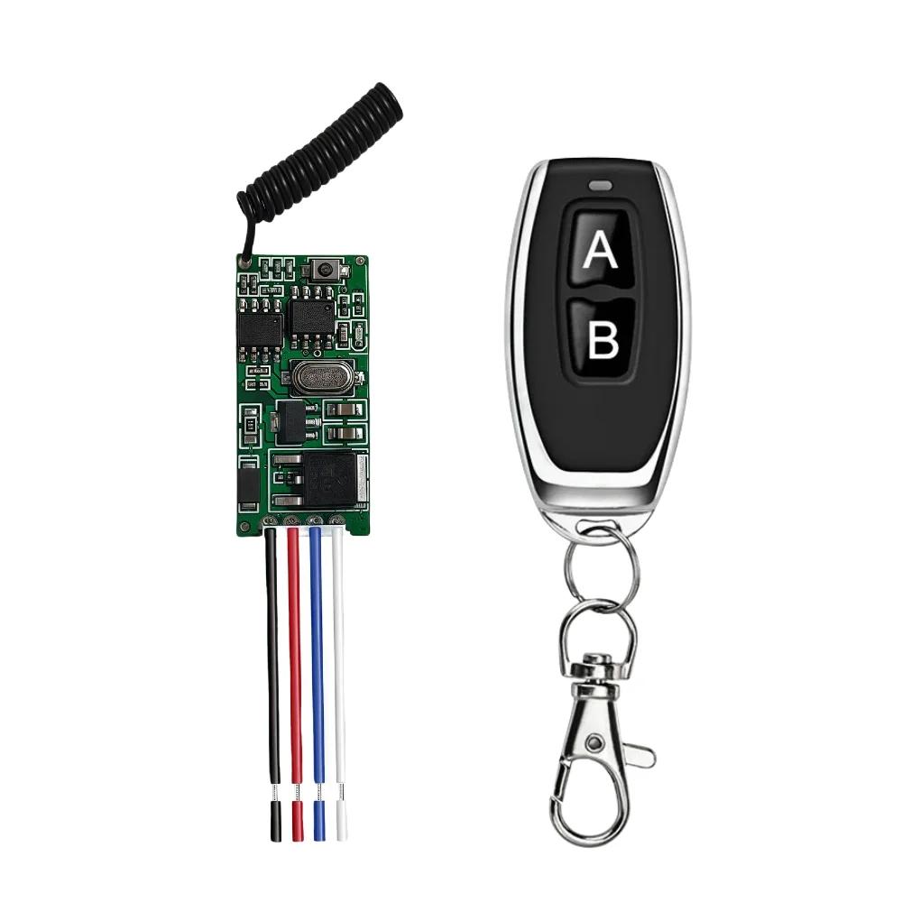 

433 МГц Бездротовий Пульт Дистанційного Керування Універсальний Перемикач Міні Реле Приймач DC 3.6V 5V 9V 12V 24V Мікро Приймач Передавач Використання для LED