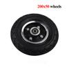 8 Inch Electric Scooter Wheel 200x50 Pneumatic Inner and Outer Tire Aluminum Alloy 10/12mm Hub with  Bearing