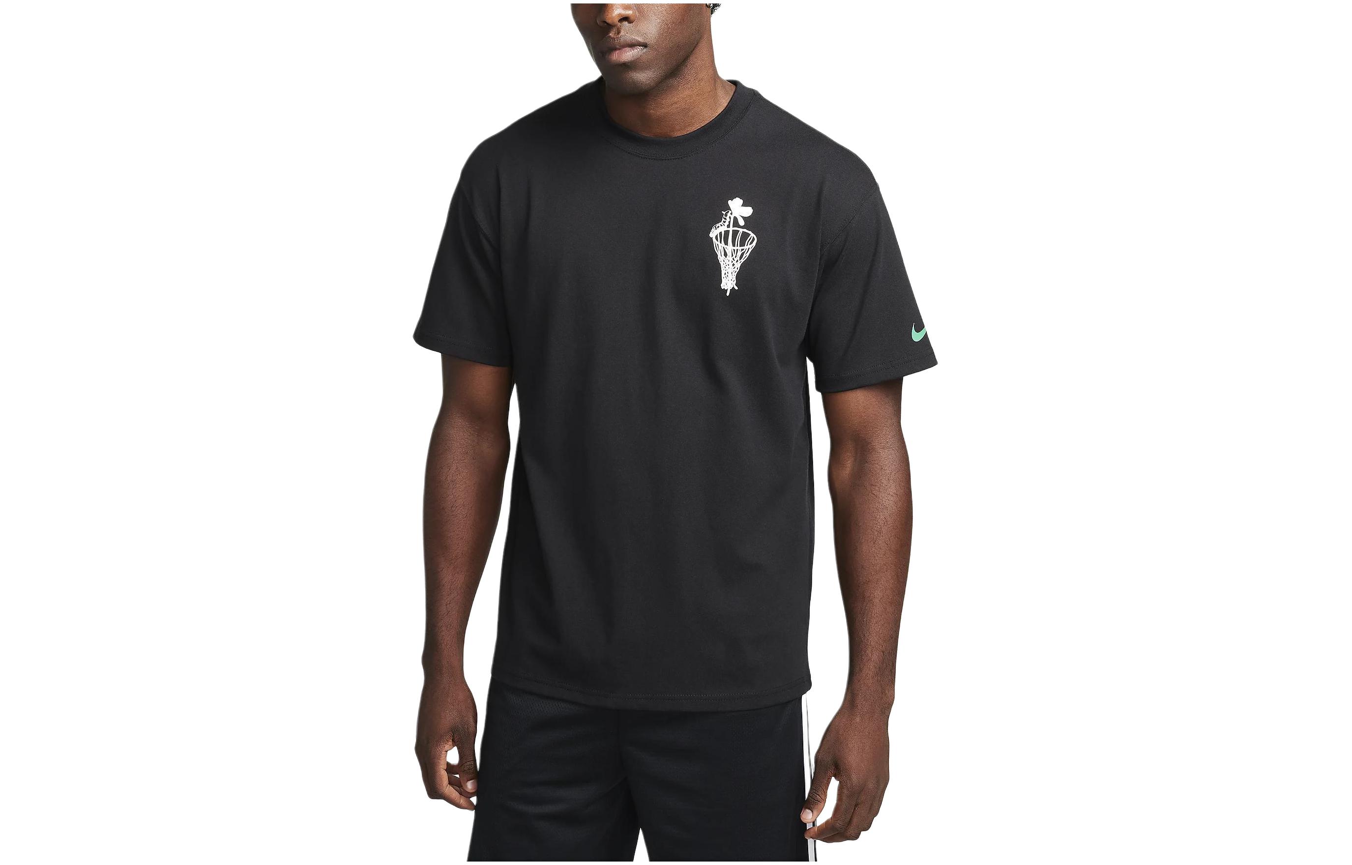 Nike Max90 T Shirts Men s Black Crew Neck Moderate Straight Fit FQ4899-010 XL