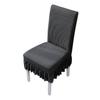 Skirt, Chair Cover, Backrest Integrated Dining Chair Cover, Universal Stool Cover, Seat Cover, Elastic Dining Table, Chair Cover