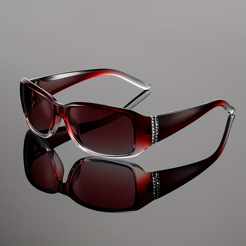 Y2k Sunglasses with Rhinestones Women  New Fashion Mirror Outdoor Shades Trendy Brand Design Casual Decor Sun Glasses