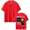 Rapper Roa Album Tour Grafik-T-Shirt Herren Damen Mode T-Shirts Sommer Oversize Kurzarm T-Shirts Streetwear