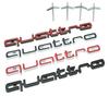 Emblemă Grilă Față Mașină Quattro 3D ABS pentru lpdv0 Logo A3 A4 A5 A6 A6L A7 A8 Q3 Q5 Q7 S3 S4 S5 RS3 RS4 RS6 Accesorii Embleme