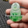 Jade Guanyin Buddha Pendant with Floating Flower Design