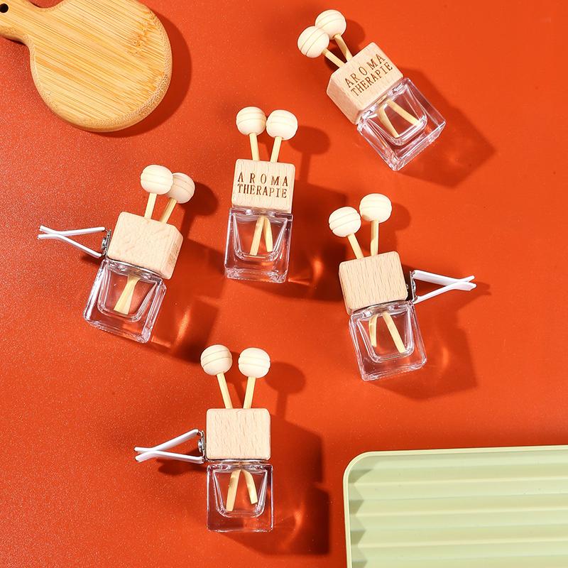 Empty Bottle, Empty Essential Oil Diffuser Bottle Car Air Purifier, Car Perfume Diffuser Bottle Aromatherapy Fragrance Ornament