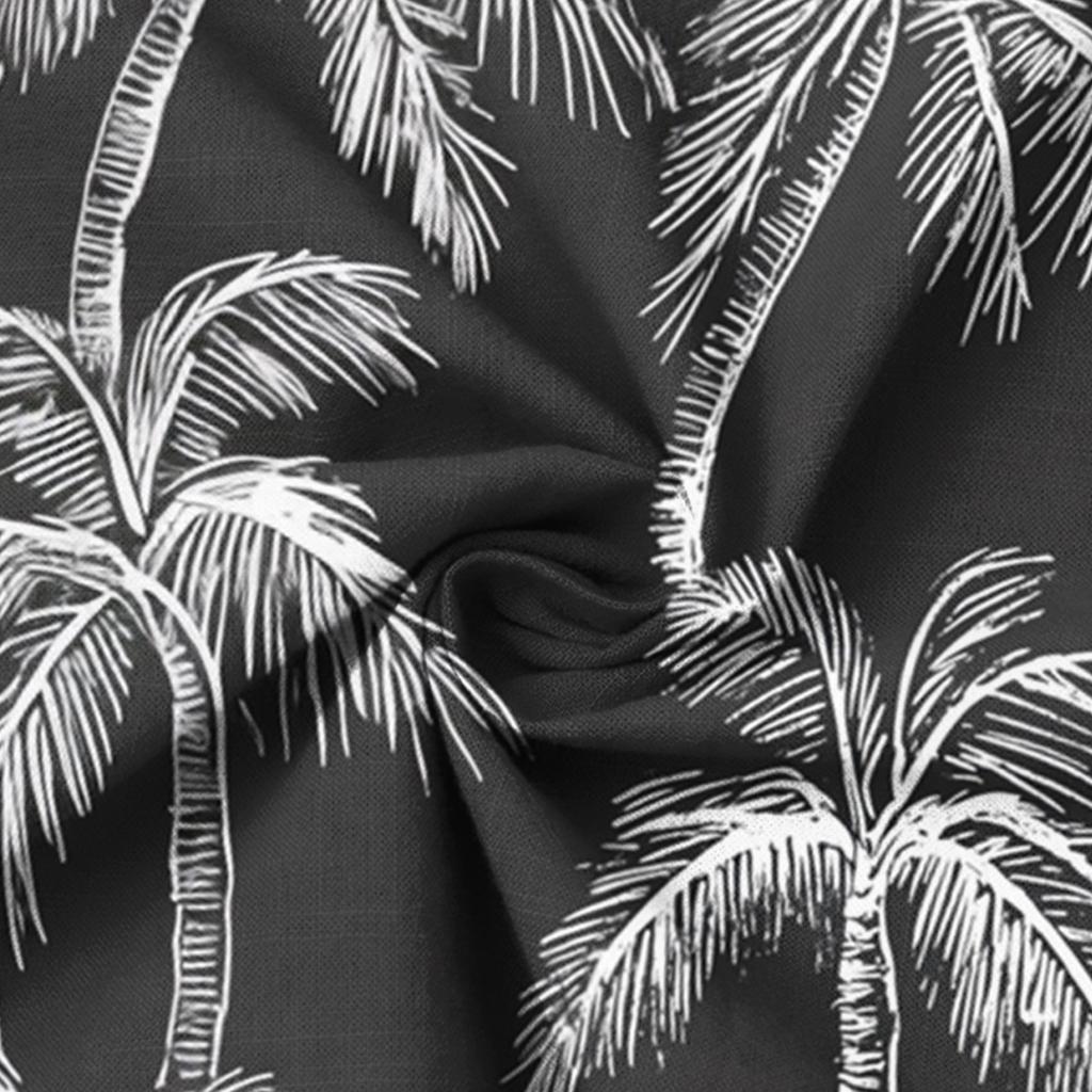 Men's Fashionable, Casual, Loose Short-sleeved Shirt With A Lapel And Comfortable Button Top