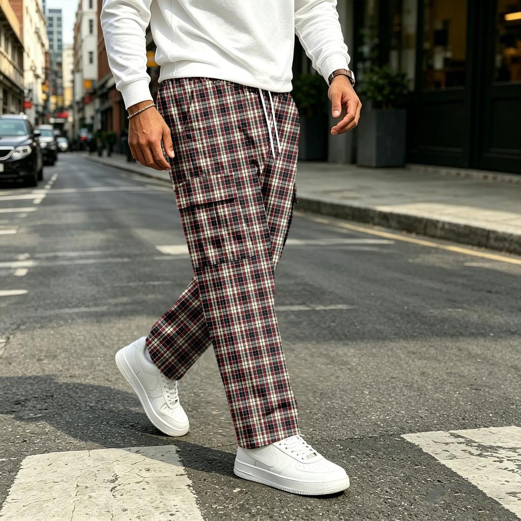 Men's Straight Leg Drawstring Joggers Sweatpants for Casual Commute Everyday Wear