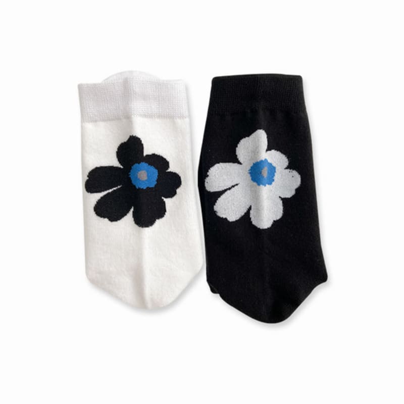 biarritz socks taco back flower socks 2 colors
