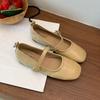 Fashion Female Soft Footwear Buckle Strap Ladies Flats With Shoes 2025 New Fashion Shallow Women Flats Mary Janes Lolita Shoes