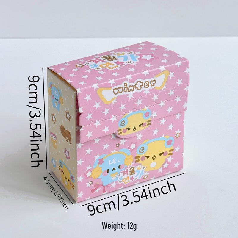 Adorable Cartoon Tear-off Gift Box for Couples and Friends – Birthday & Small Item Organizer